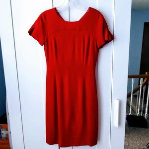 Emporio Armani elegant red dress